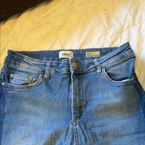 ONLY High Rise Light Blue Jeans